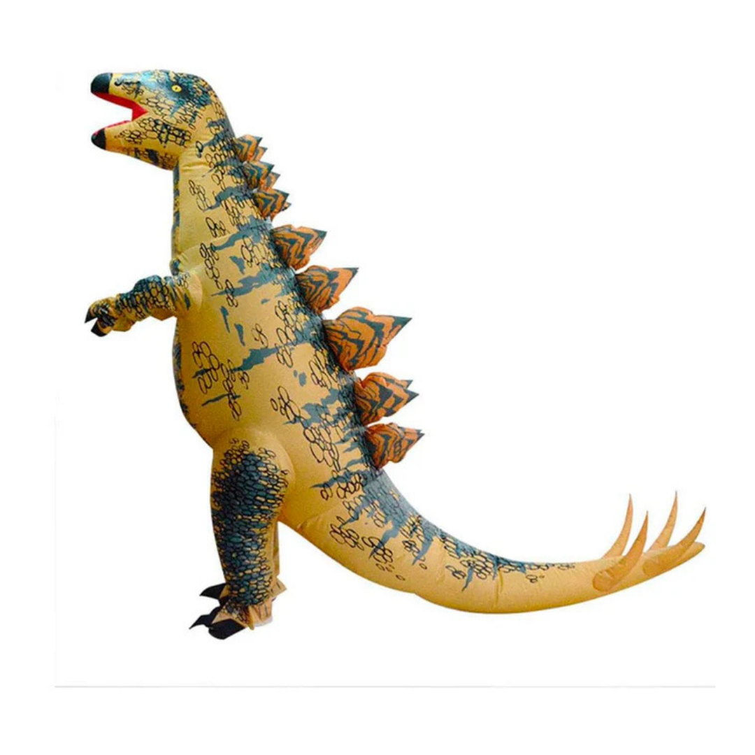 DISFRAZ INFLABLE DE DINOSAURIO AMARILLO