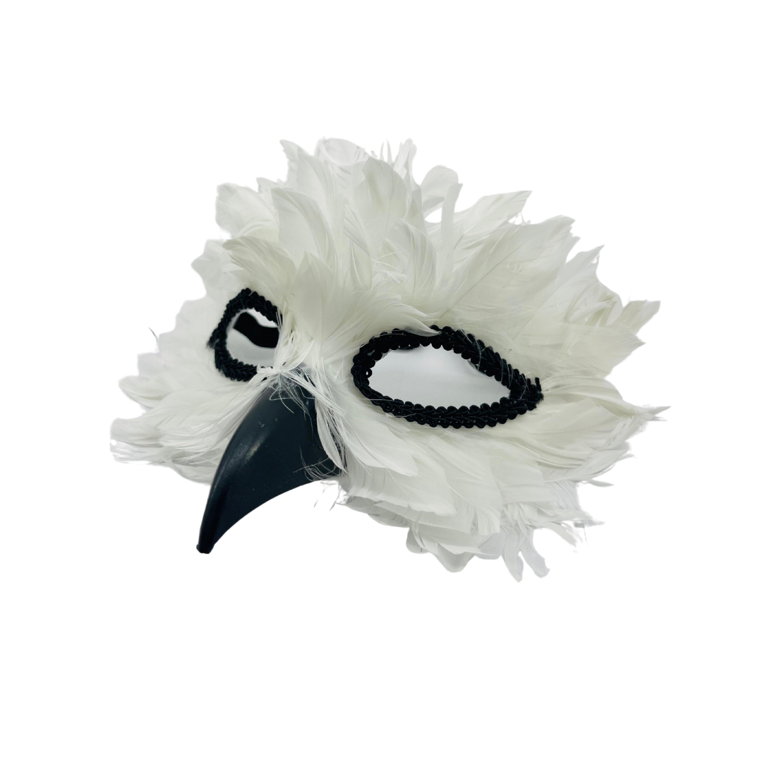 ANTIFAZ NARIZ LARGA CON PLUMAS
