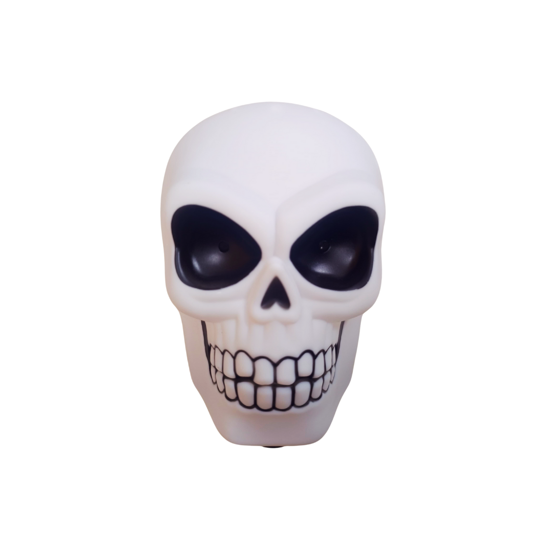 CALAVERA PEQUEÑA CON LUZ SONIDO Y MOVIMIENTO
