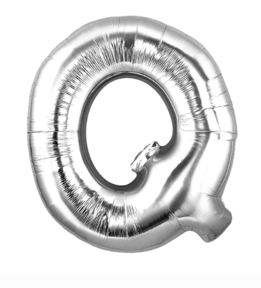 GLOBO METALICO LETRA Q