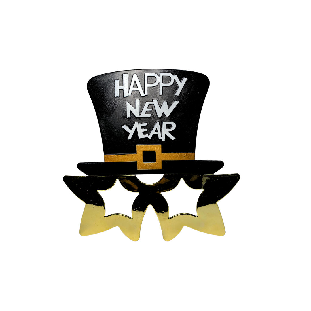 GAFAS ESTRELLAS CON GORRO HAPPY NEW YEAR