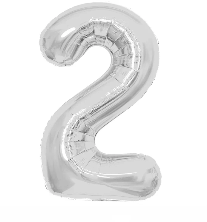 GLOBO METALICO MEDIANO NUMERO 2
