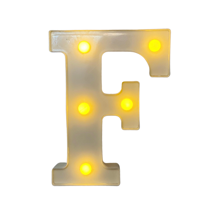 Lámparas de letras