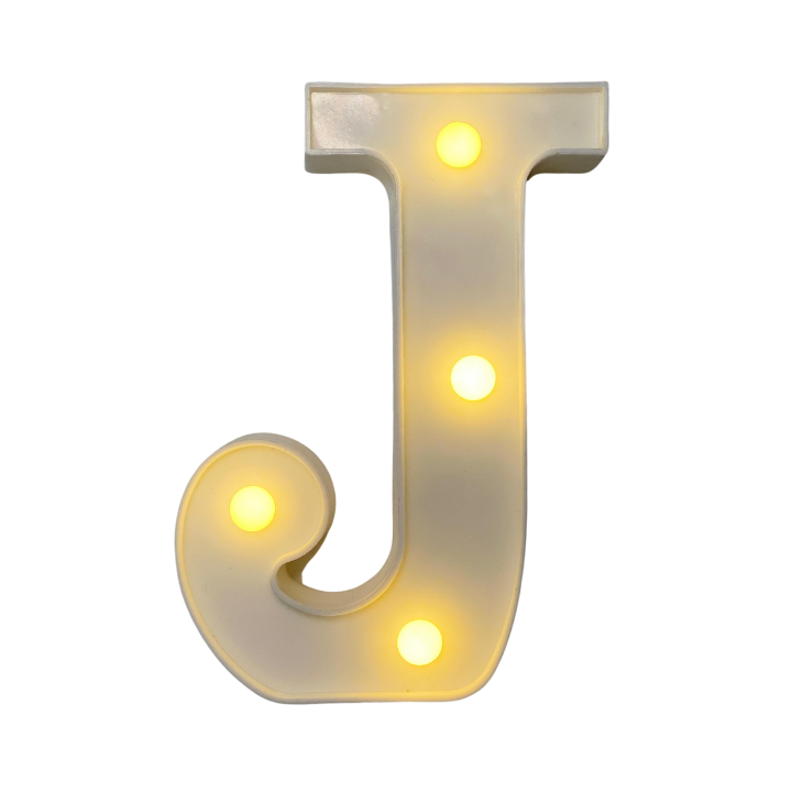 Lámparas de letras