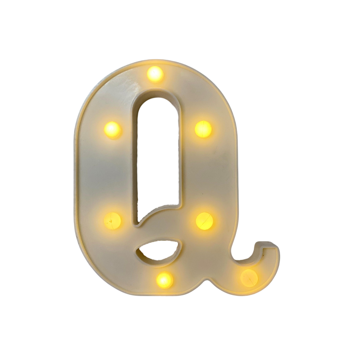 Lámparas de letras