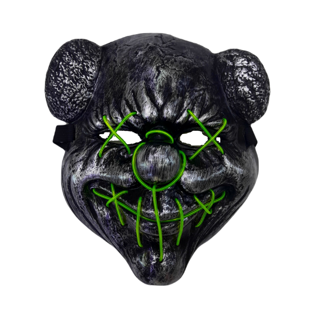 MASCARA OSO GRIS LUCES