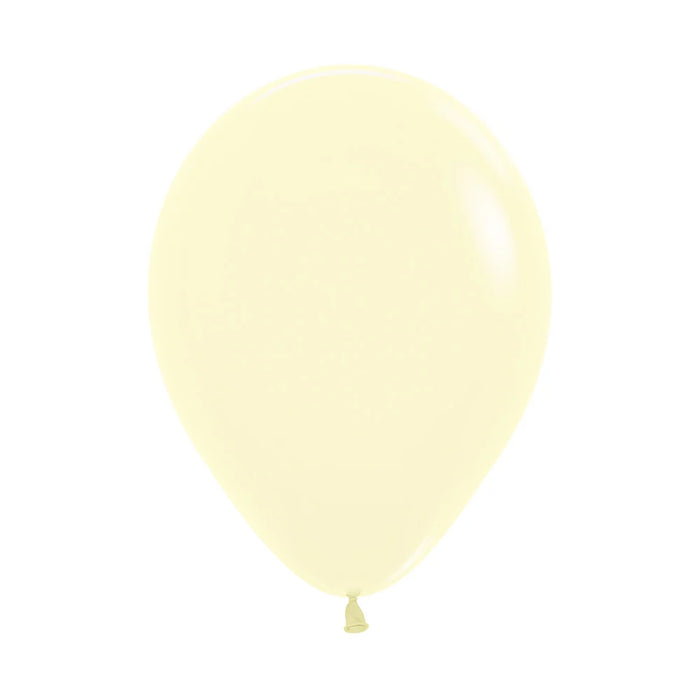 GLOBO R-5 PASTEL MATE AMARILLO X50