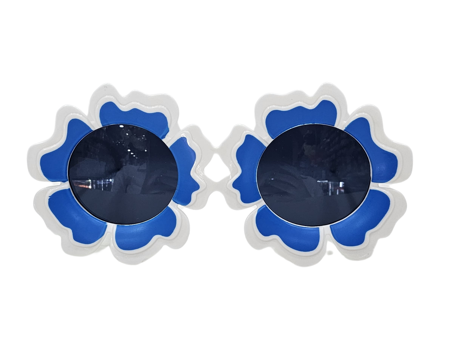 GAFAS FLORES AZULES