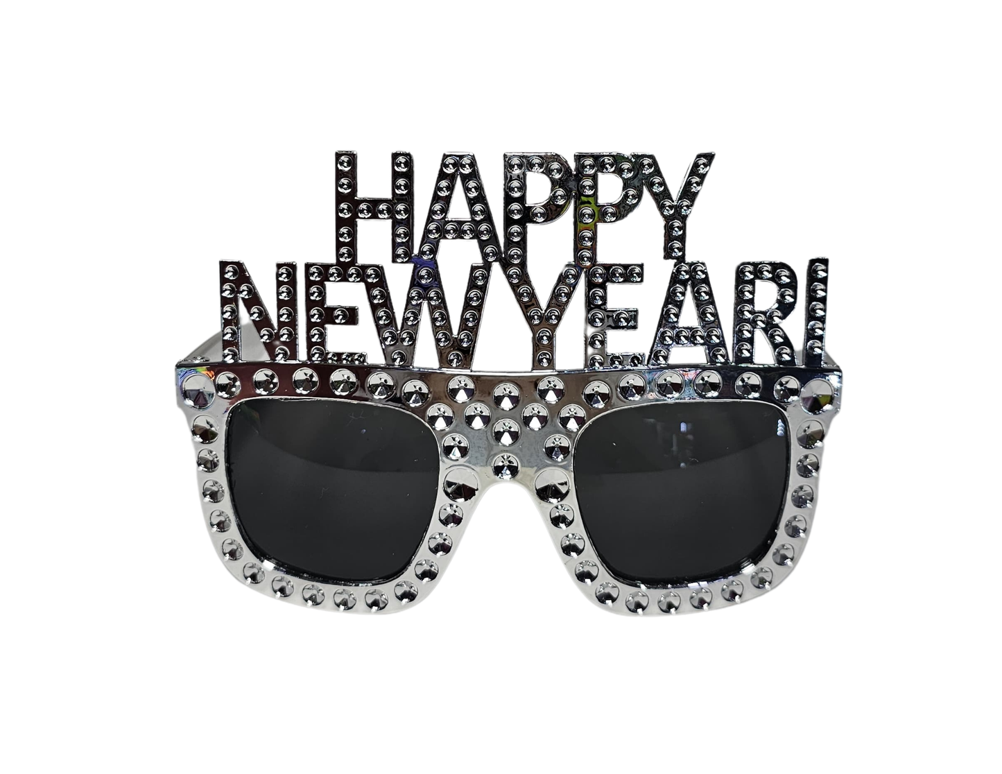 GAFAS HAPPY NEW YEAR PLATEADA
