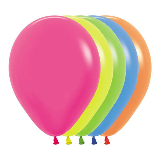 GLOBO R-9 NEON SURTIDO X50