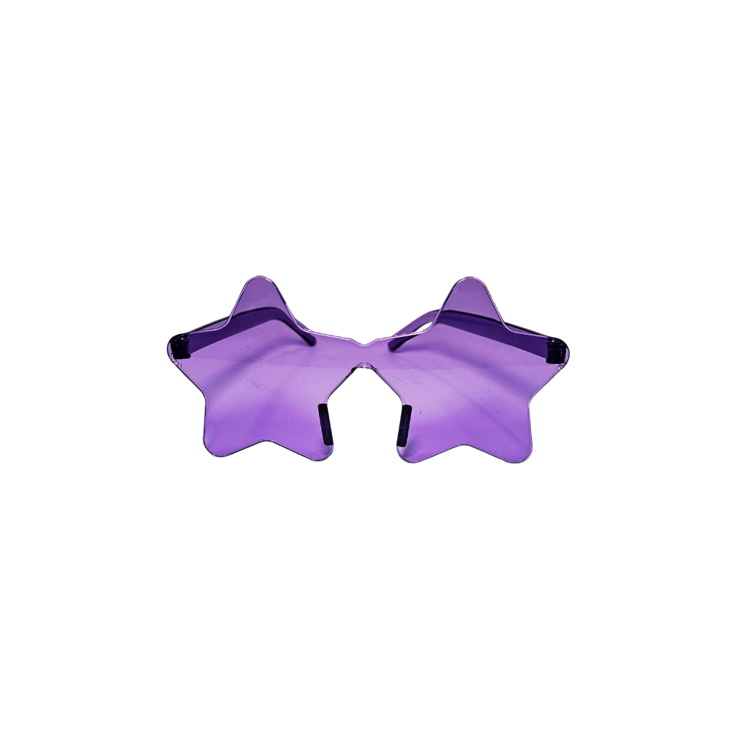 GAFAS ESTRELLA VIOLETA