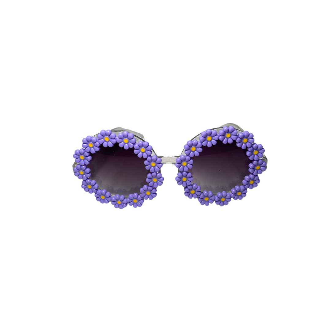 GAFAS BORDE DE FLOR VIOLETA