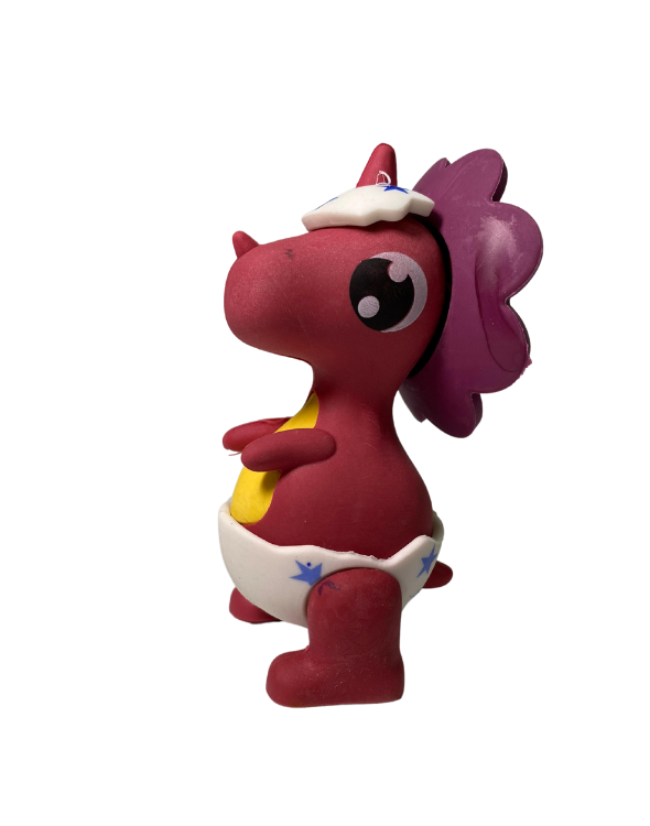 BORRADOR DINOSAURIO BEBE FUCSIA