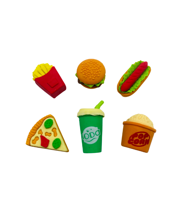 BORRADORES COMIDA RAPIDA X6
