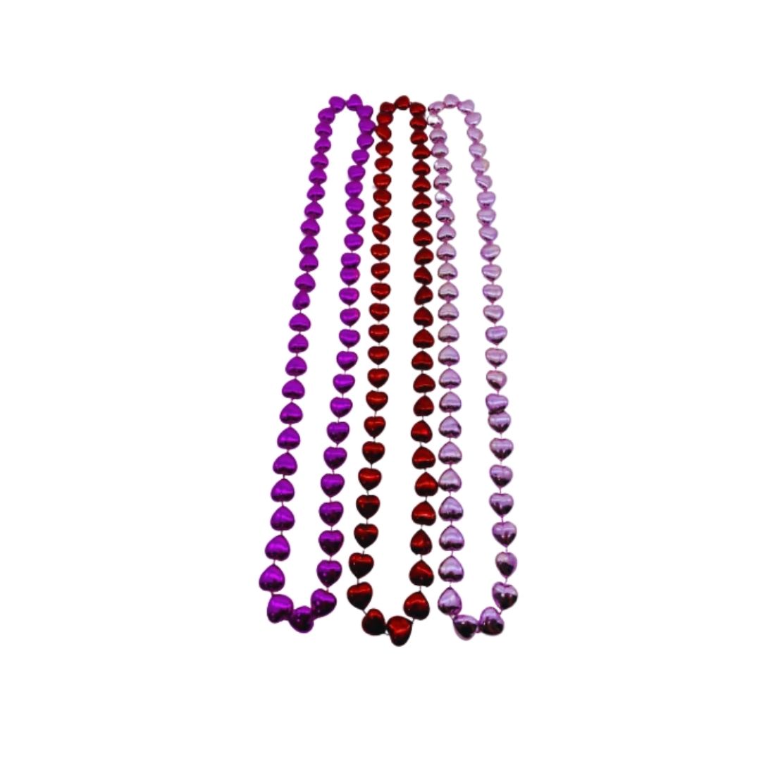 COLLAR CORAZONES X3