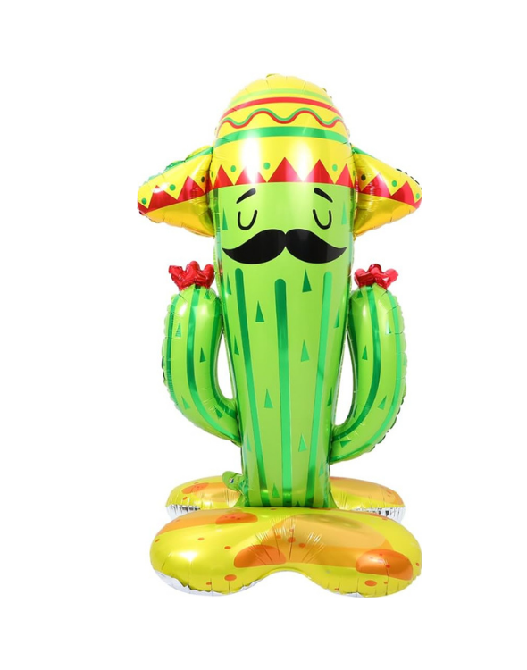 GLOBO METALIZADO DE CACTUS GIGANTE