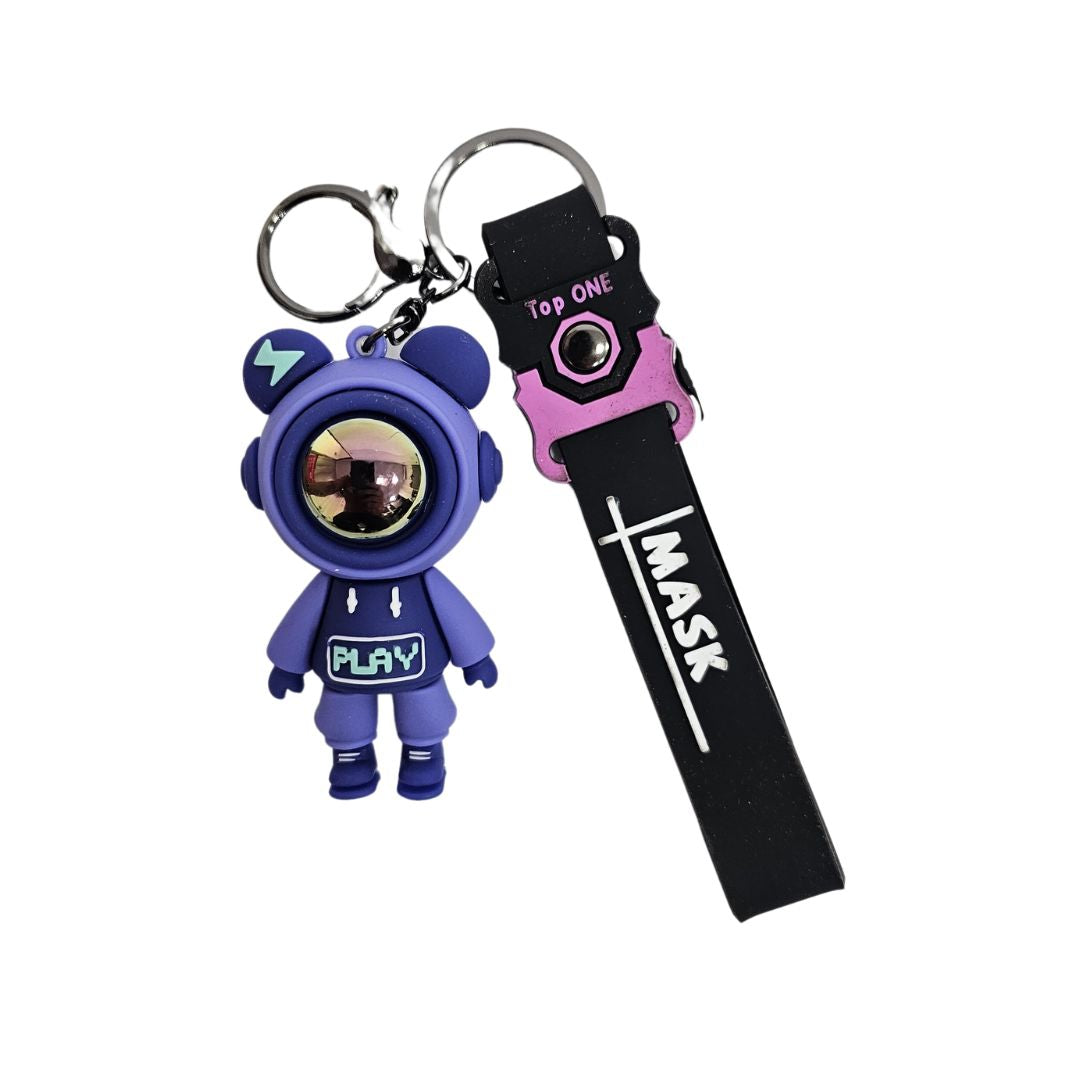 LLAVERO ASTRONAUTA VIOLETA
