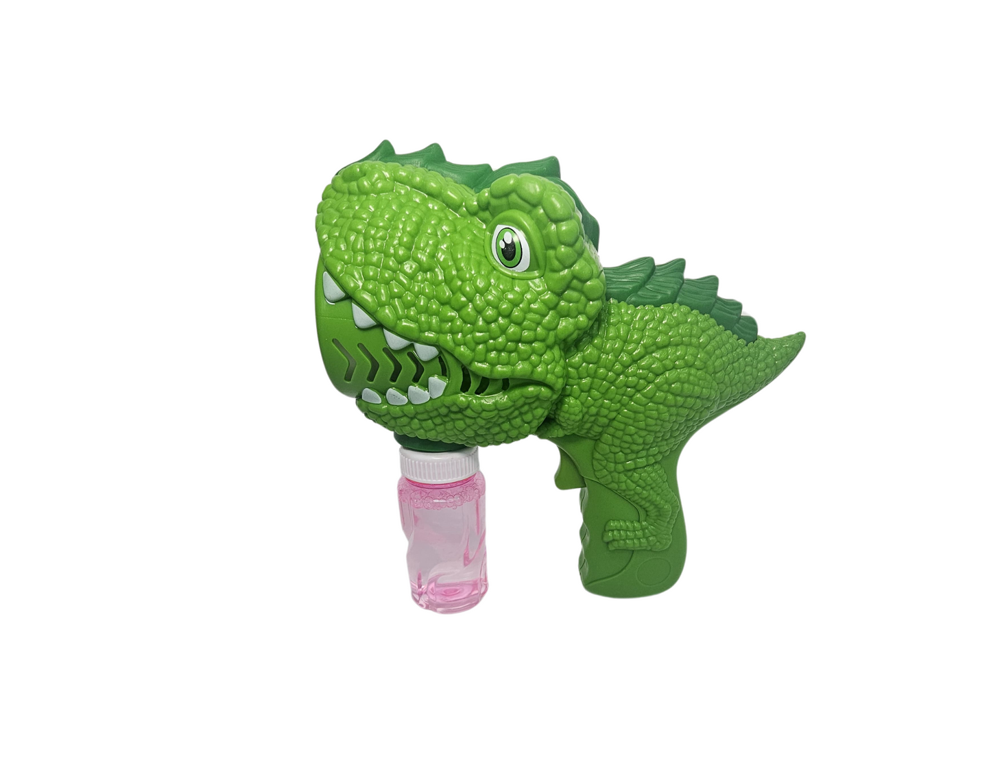 BURBUJERO PISTOLA DE DINOSAURIO VERDE