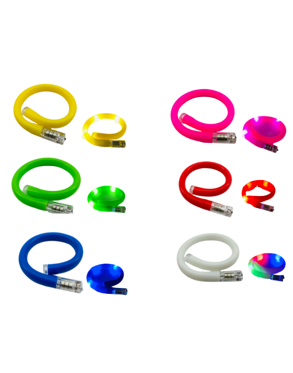 PULSERA CON LUCES ENTRELAZADA