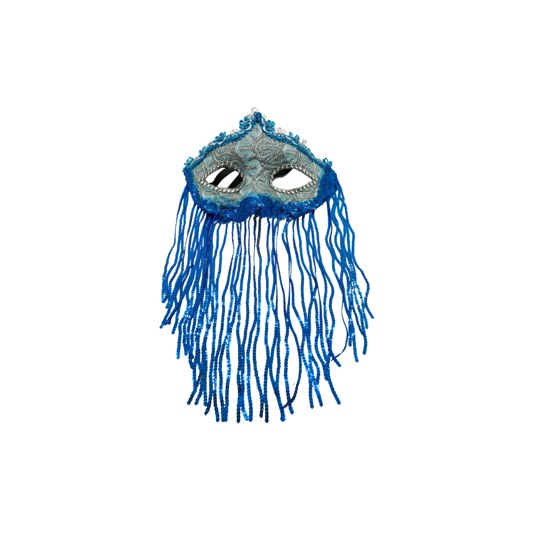ANTIFAZ AZUL CON TIRAS