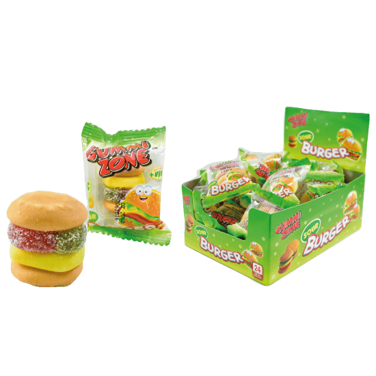 GOMA GUMMI MINI BURGER X8 GR "ADRO"