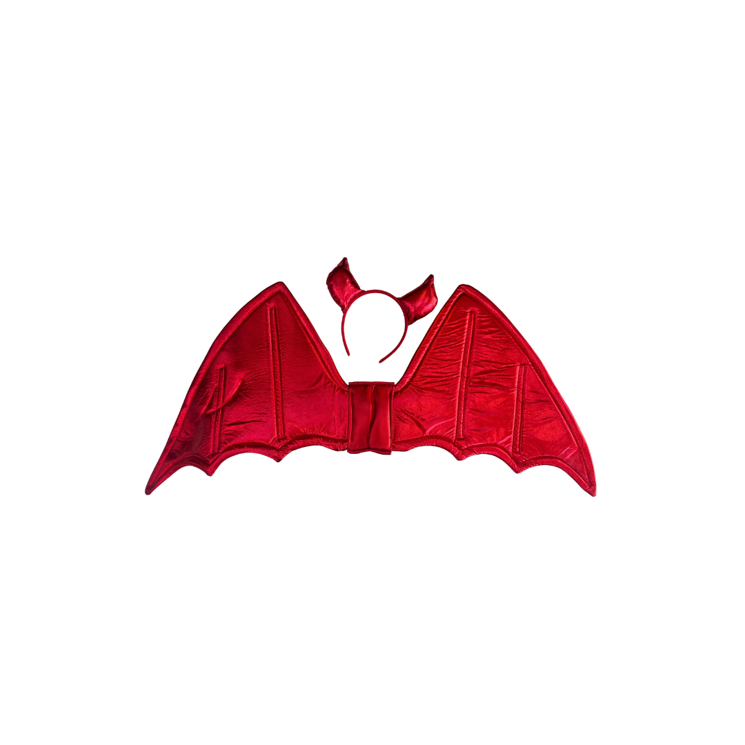 SET ALAS - TIARA DE DIABLA