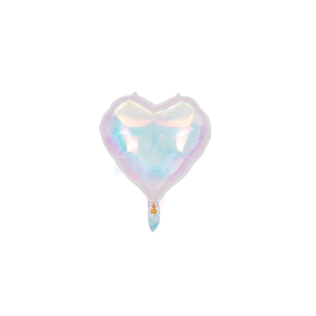 GLOBO CORAZON TORNASOL 10"