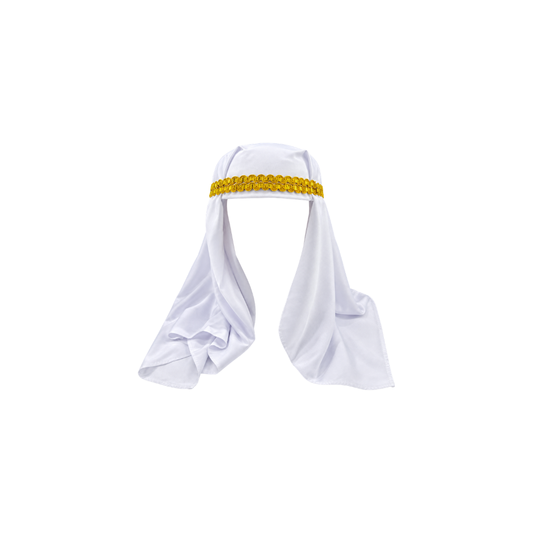 TURBANTE ARABE BLANCO