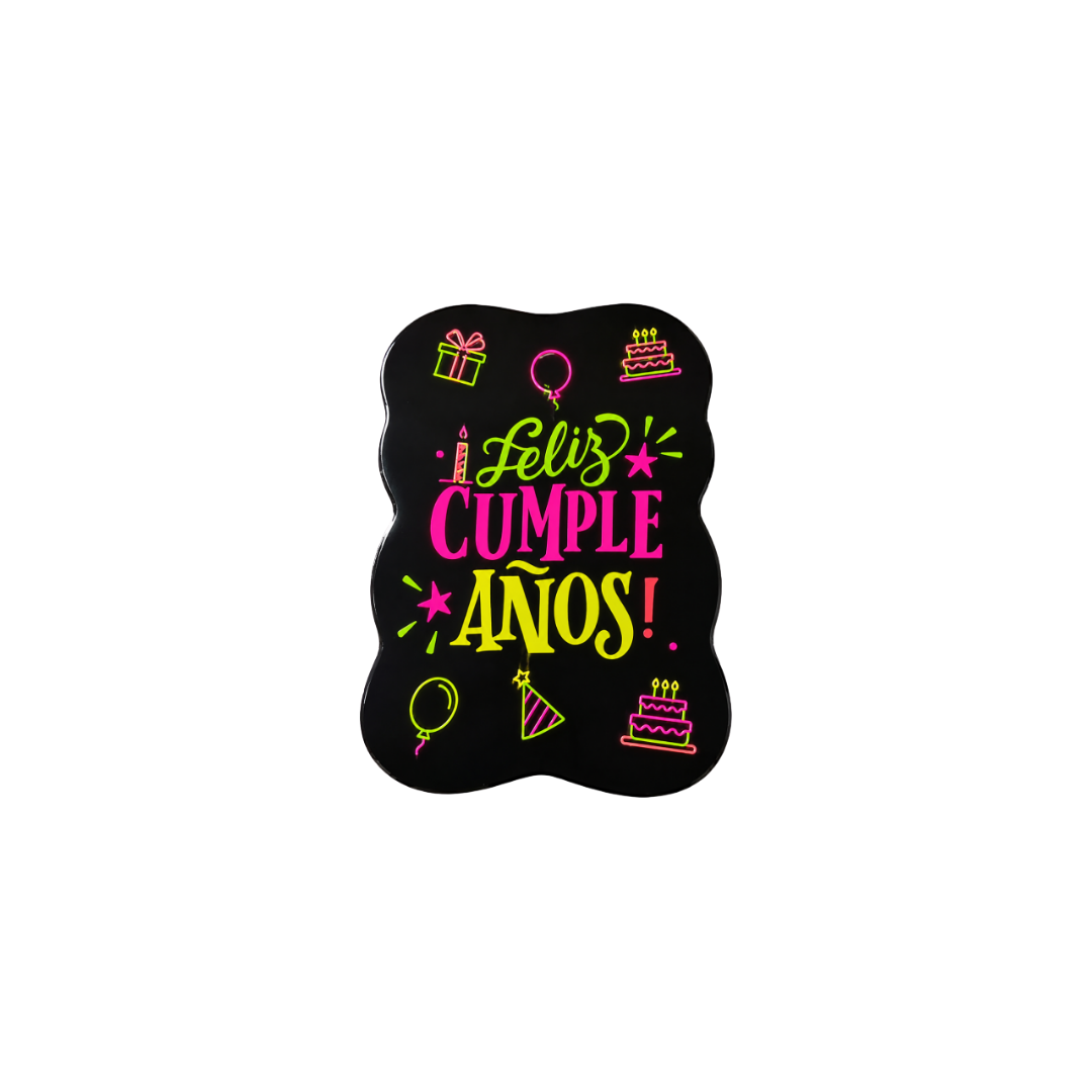 PIÑATA PLEGABLE FC NEON