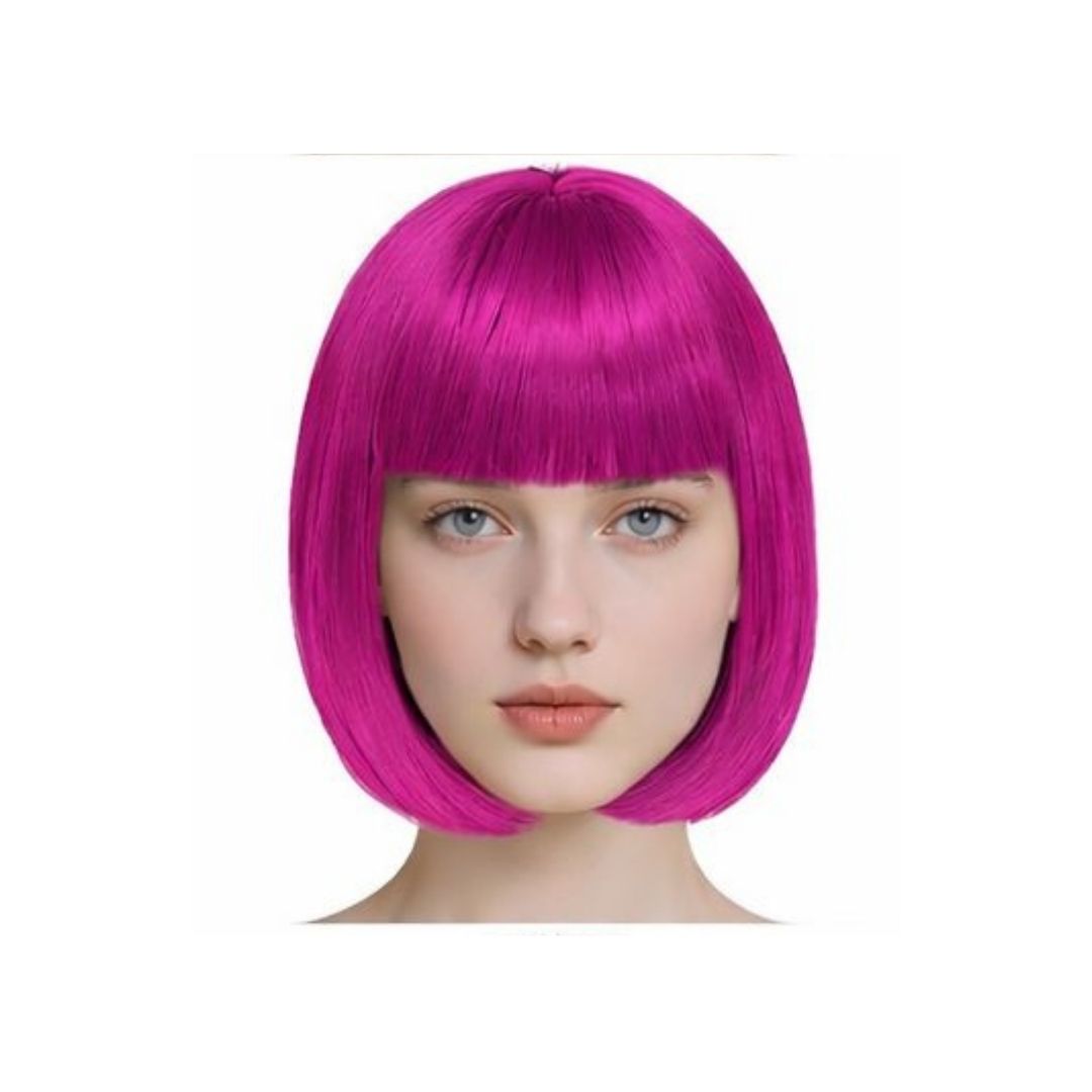 PELUCA CORTA LAZY TOWN FUCSIA