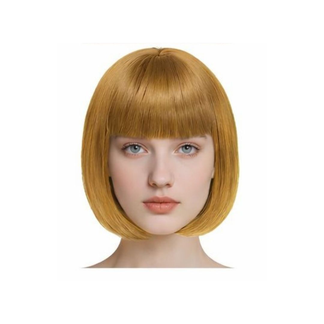 PELUCA CORTA LAZY TOWN RUBIA OSCURA