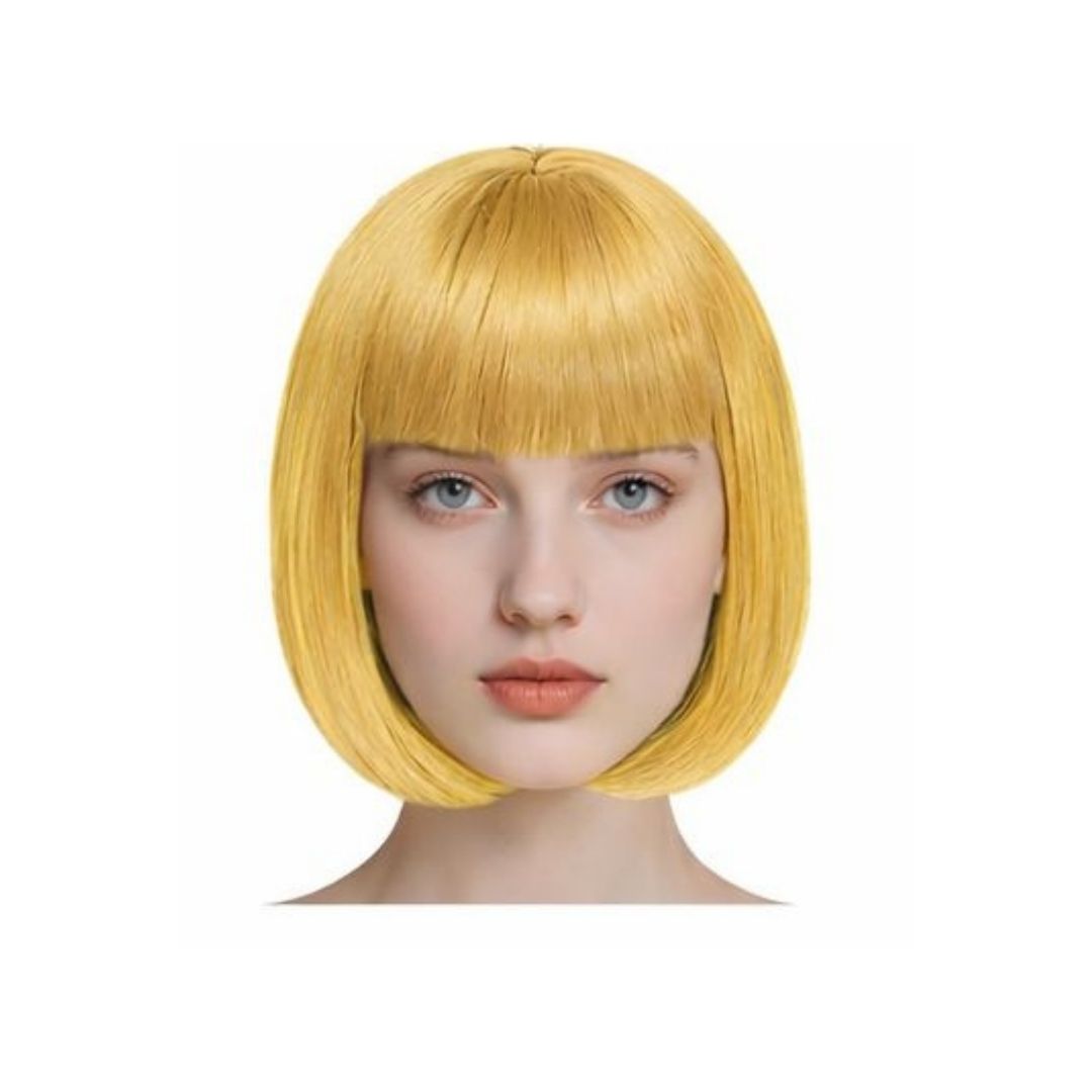 PELUCA CORTA LAZY TOWN RUBIA CLARA