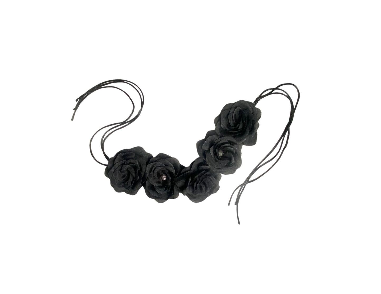 BALACA DE FLORES TRENZA "LJ"