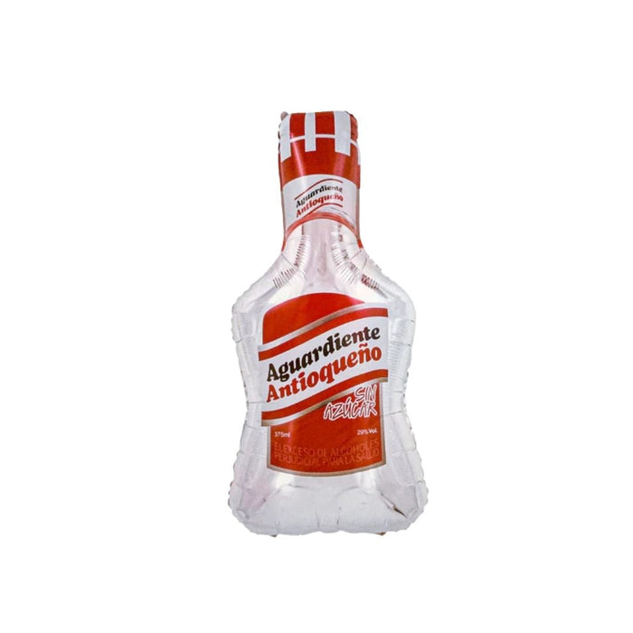 GLOBO METALIZADO DE AGUARDIENTE ROJO