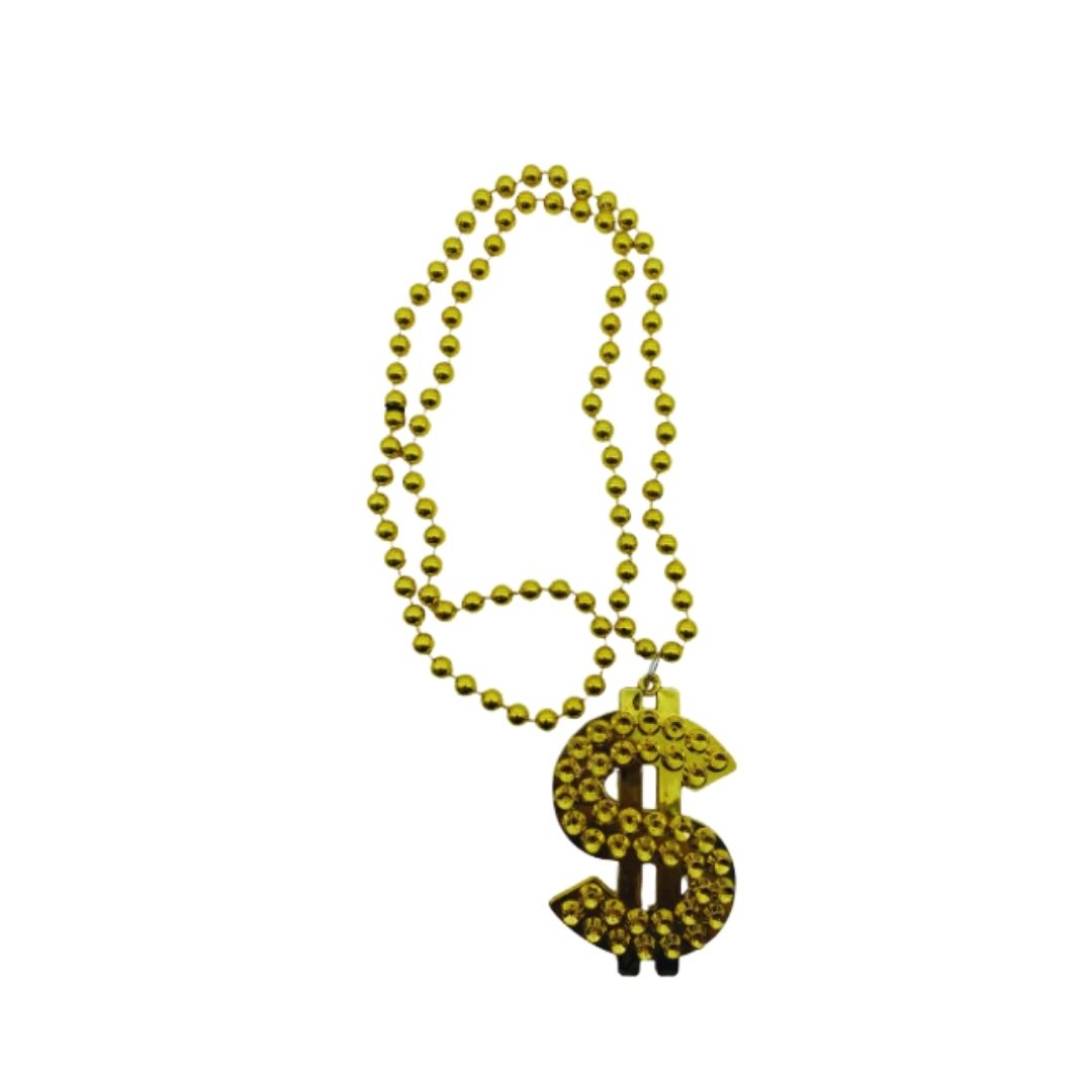 COLLAR SIGNO PESOS GRANDE DORADO