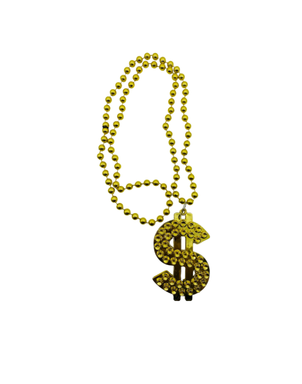 COLLAR SIGNO PESOS GRANDE DORADO