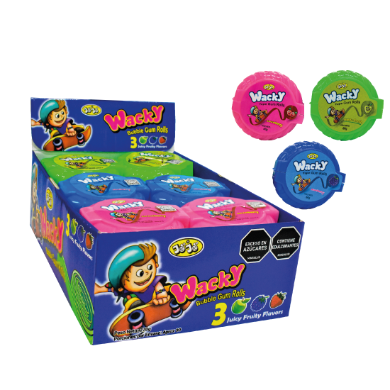 CHICLE ROLL WACKY X15 GR "ADRO"