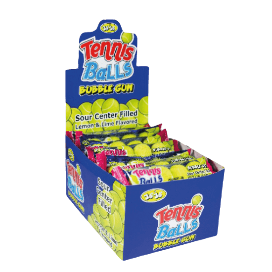 CHICLE JOJO TENNIS BALL X4 "ADRO"