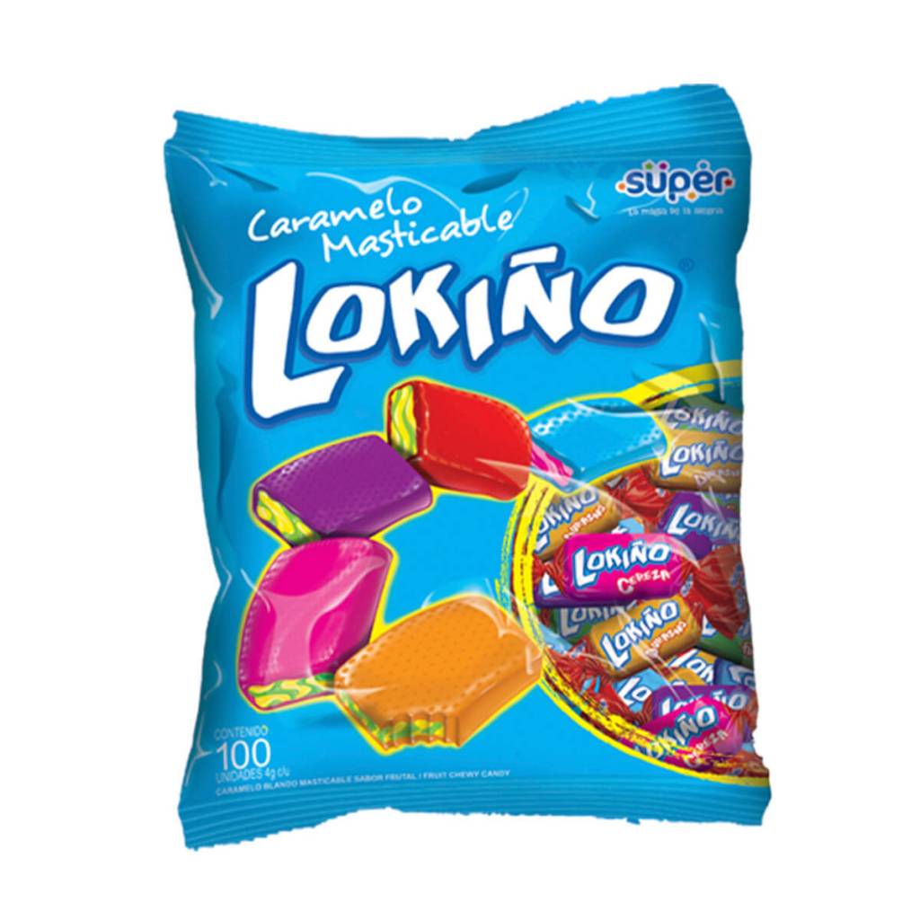 CARAMELO MASTICABLE LOKIÑO X100 "QAP"