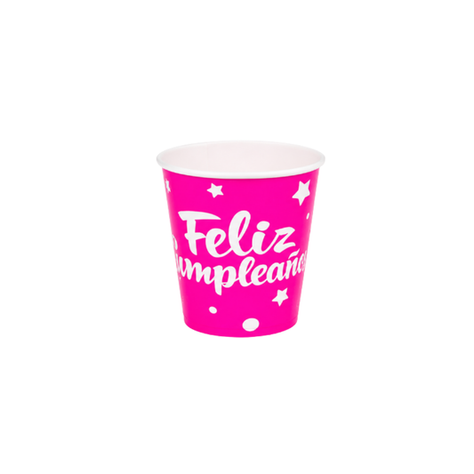 VASO CARTON F.C NEON
