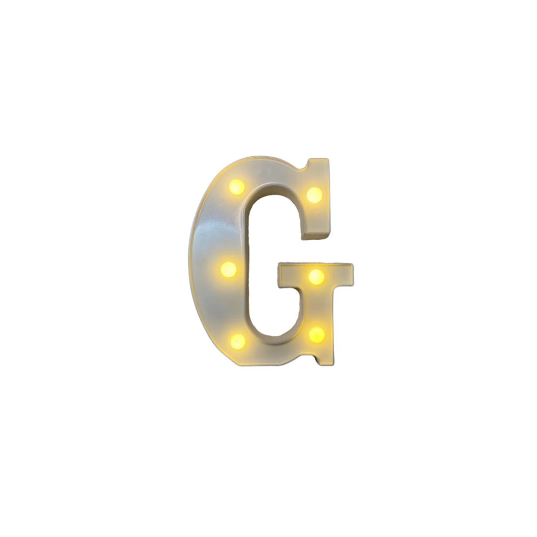 LAMPARA LETRA G
