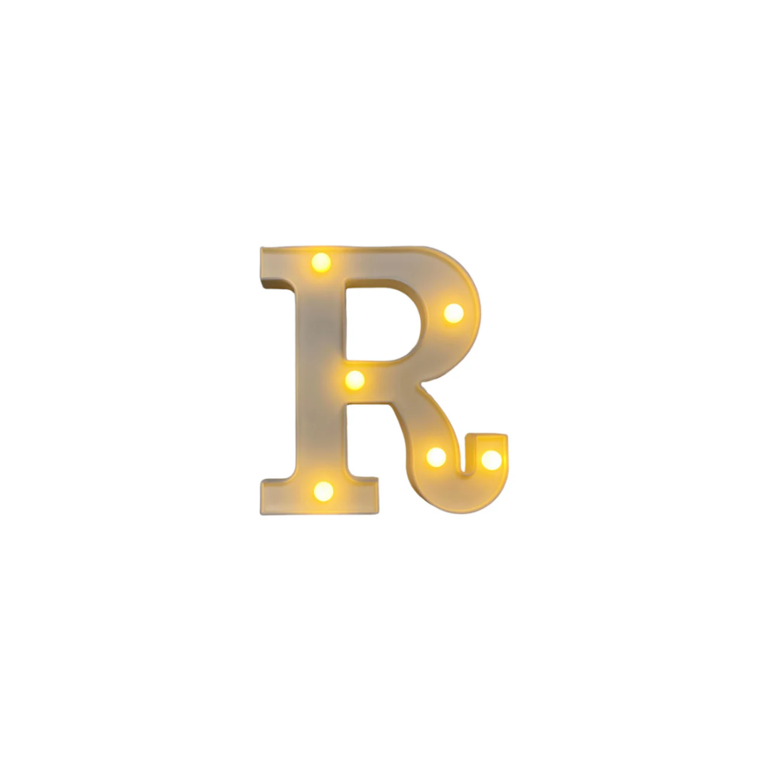 LAMPARA LETRA R