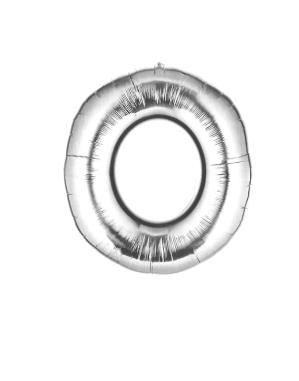 GLOBO METALICO LETRA O