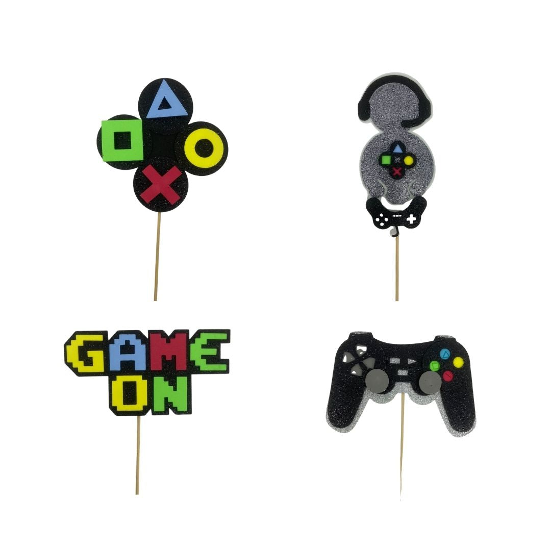 PINES DECORATIVOS FOMY X4 "GAMER DF"