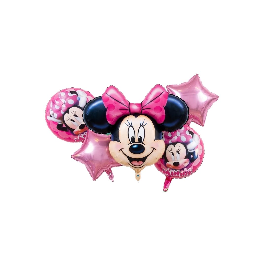 BOUQUET DE GLOBOS X5 MINNIE