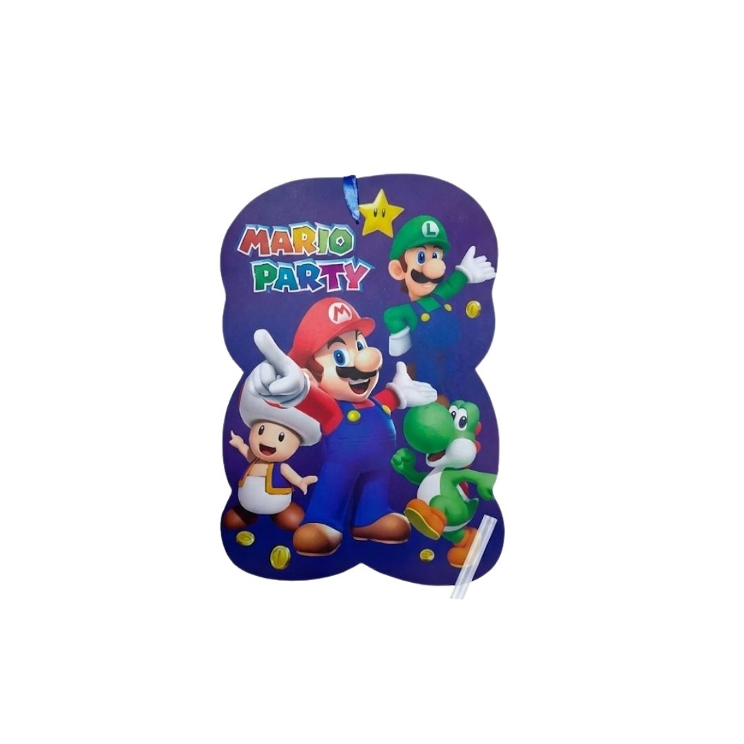 PIÑATA PLEGABLE MARIO BROSS "K"
