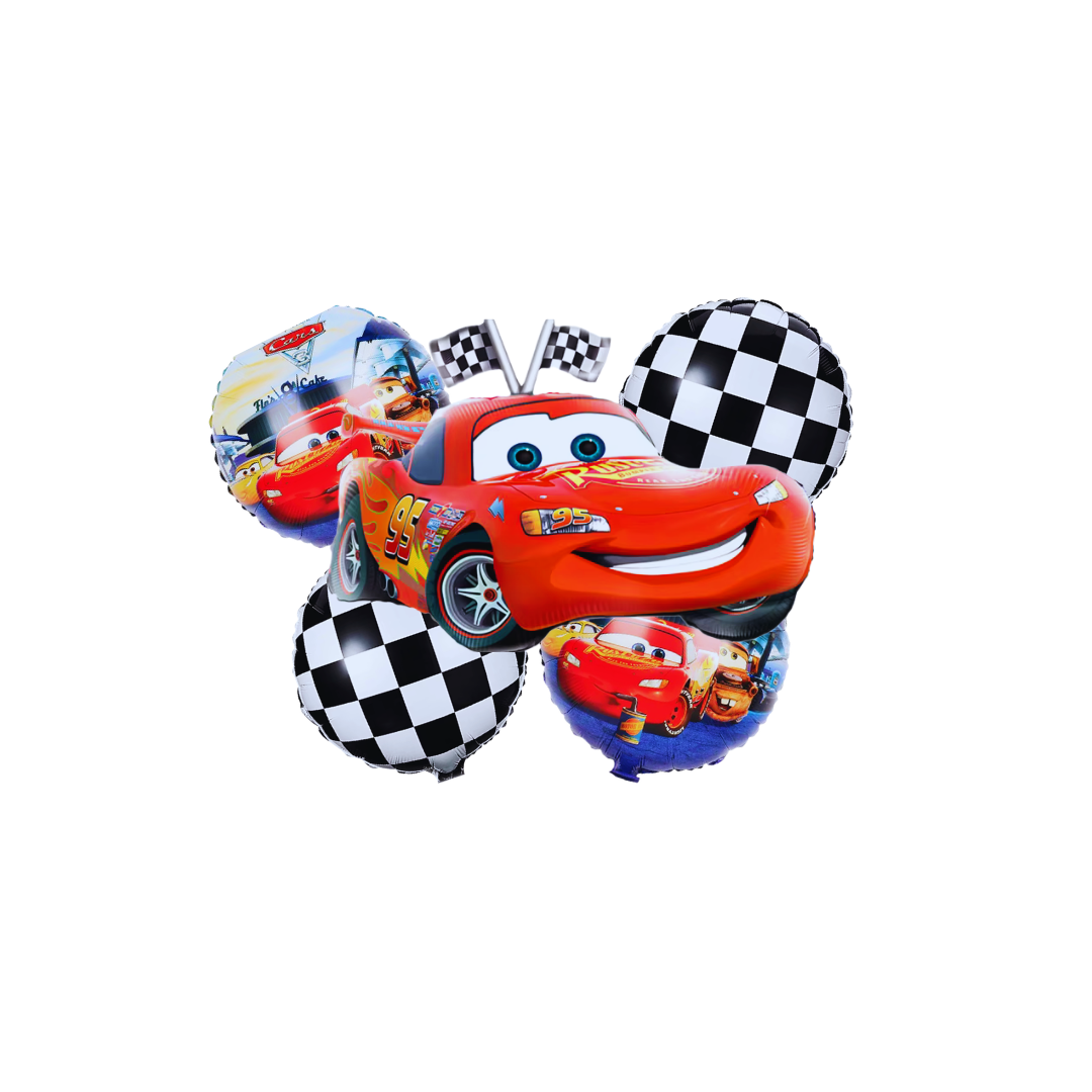 BOUQUET DE GLOBOS X5 CARS
