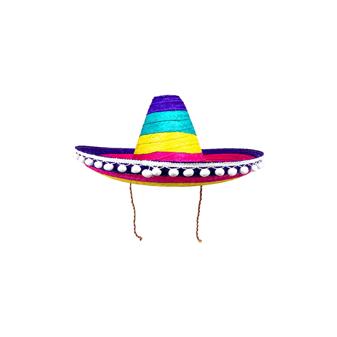 SOMBRERO MEXICANO COLORES