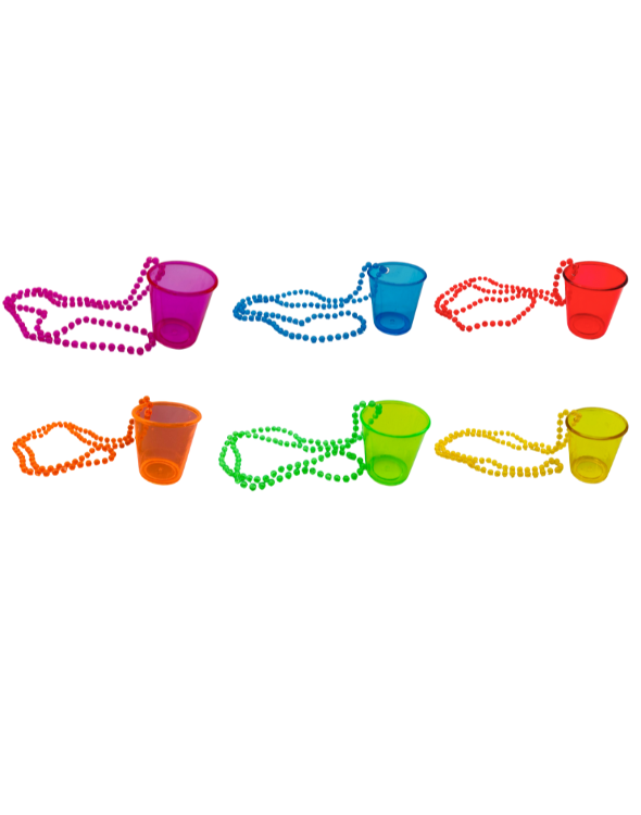 COLLAR COPA DE AGUARDIENTE TRASLUCIDA