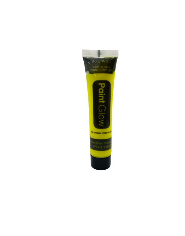 MAQUILLAJE ARTISTICO NEON AMARILLO